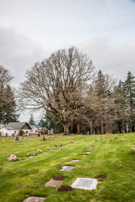 Cascade Locks Cemetery With Jim, Nov 27 2012