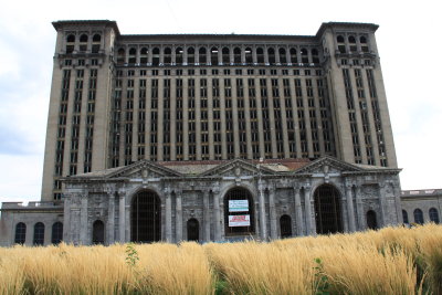 Detroit Central Train depot sits vacant just west of Downtown Detroit Michigan (24).JPG