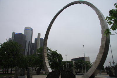 Transcending Wheel in Hart Plaza Downtown Detroit Michigan 1.JPG