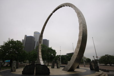 Transcending Wheel in Hart Plaza Downtown Detroit Michigan 6.JPG