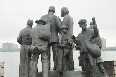 Underground Railroad Memorial in Hart Plaza in downtown Detroit Michigan 5.JPG