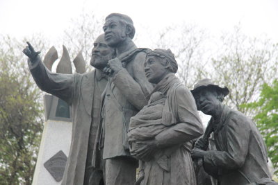 Underground Railroad Memorial in Hart Plaza in downtown Detroit Michigan 7.JPG