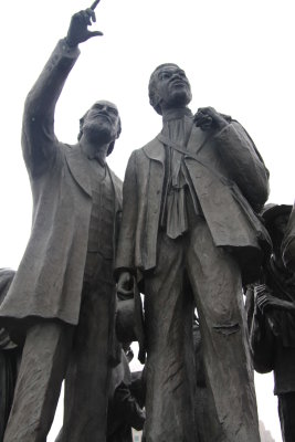 Underground Railroad Memorial in Hart Plaza in downtown Detroit Michigan 18.JPG