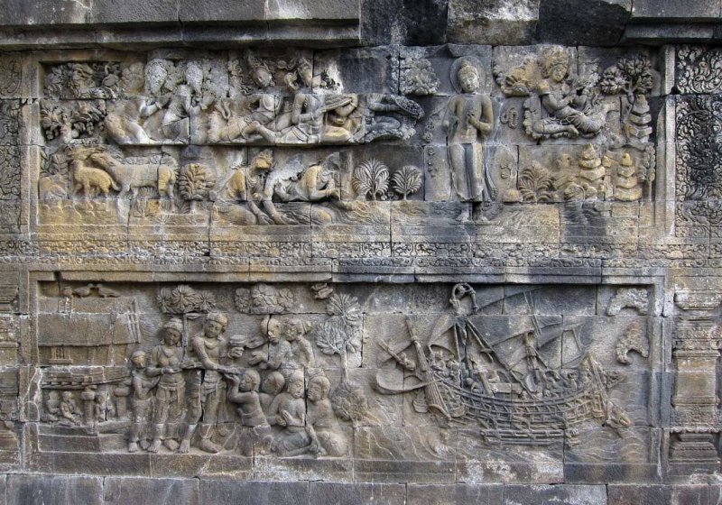 Borobudur relief