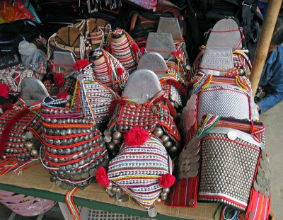 Akha headdresses