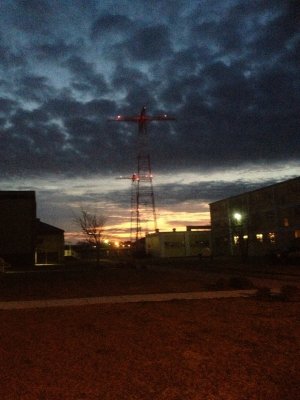 Sunrise with the 250' Tower