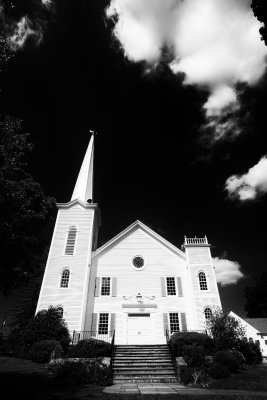 Church And Dark Sky
