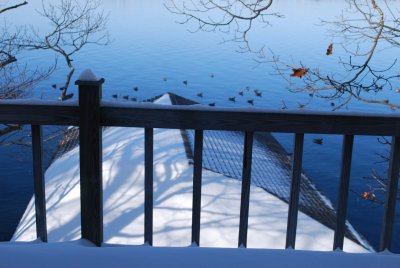 Balcony View, Winter River