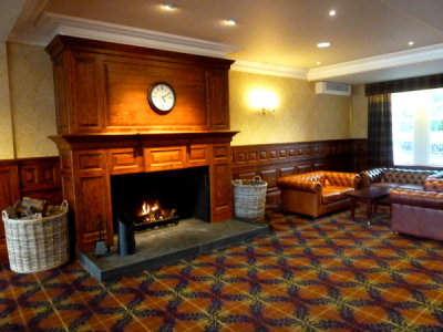 Lochs & Glens - Ardgartan Hotel - Lobby Fire