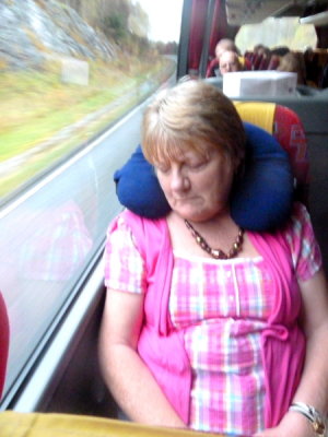 Margaret - sleeping on the Coach