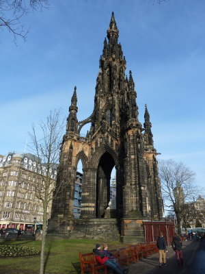 Scotland - Edinburgh - Scott Monumant
