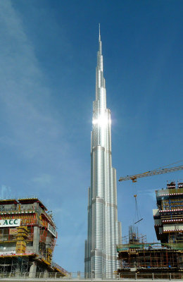 United Arab Emirates -  Dubai Burj Khalifa the tallest building in the world at 828m
