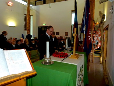 2012-11-24-20 Territorial Commander Commissioner Andre Cox Laying of the Wreath