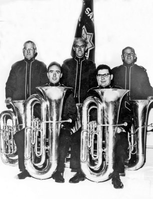 1966 - Burton Citadel Band - Presentation of New Instruments (17) - Basses