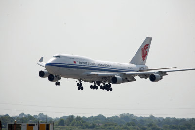 Air China Cargo (B-2477) Boeing 747 @ Manchester