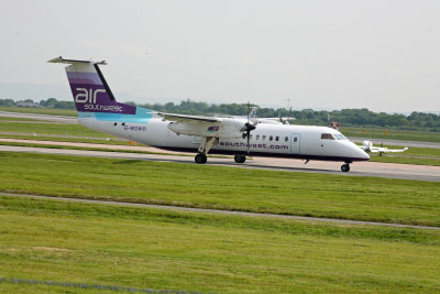 Air Southwest (G-WOWD) De Haviland Dash 8 @ Manchester