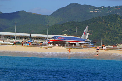 American Airlines Boeing 757 @ St Maarten, Netherlands Antilles