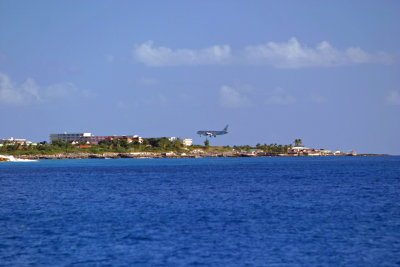 American Airlines Boeing 757 Landing @ St Maarten, Netherlands Antilles