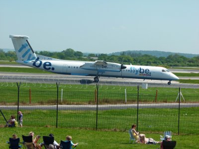 Flybe (G-JEDN) DHC8 @ Manchester