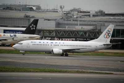 Olympic Airlines (SX-BKX) Boeing 737 @ Heathrow