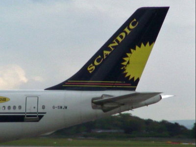Air Scandic (G-SWJW) Airbus A300 @ Manchester