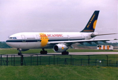 Air Scandic (G-SWJW) Airbus A300 @ Manchester