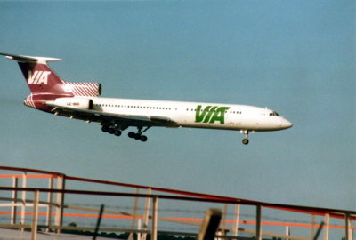 Air Via (LZ-MIR) Tupolov TU154 @ Birmingham