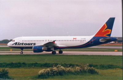 Airtours (C-FTDA) Airbus A320 @ Manchester