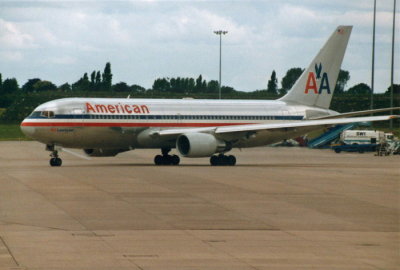 American (N321AA) Boeing 767 @ Birmingham