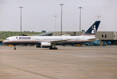 Britannia AB (SE-DUK) Boeing 757 @ Birmingham