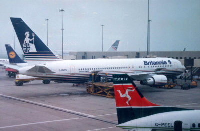 Britannia (G-BNYS) Boeing 767 @ Birmingham