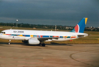 Air 2000 (G-OOAA) Airbus A320 @ Birmingham