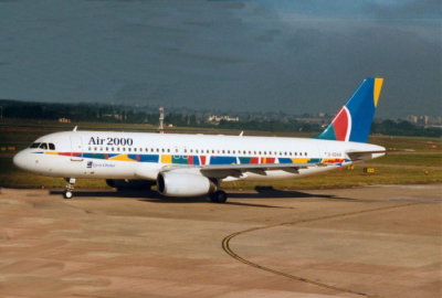 Air 2000 (G-OOAB) Airbus A320 @ Birmingham