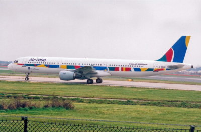 Air 2000 (G-OOAH) Airbus A321 @ Manchester