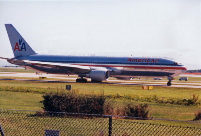 American (N387AM) Boeing 767 @ Manchester