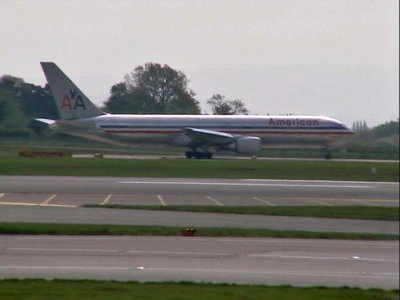 American (N399AN) Boeing 767 @ Manchester