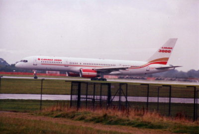 Canada 3000 (C-FOON) Boeing 757 @ Manchester