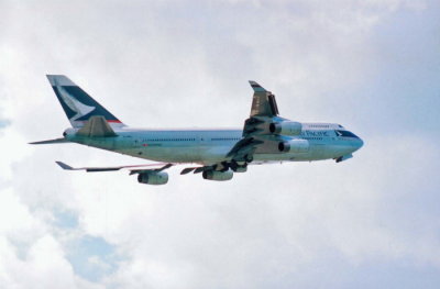 Cathay Pacific (B-HOP) Boeing 747 @ Manchester