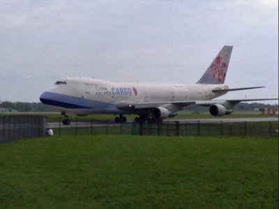 China Airlines (B18755) Boeing 747 @ Manchester