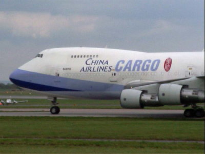China Airlines (B18755) Boeing 747 @ Manchester