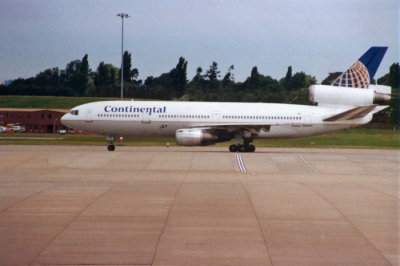 Continental (N14063) Douglas DC10 @ Birmingham