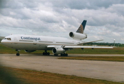 Continental (N68065) Douglas DC10 @ Birmingham