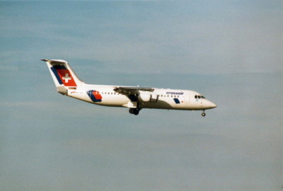 Crossair (HB-IXO) BAe 146 @ Birmingham