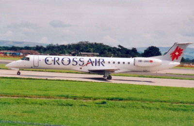 Crossair (HB-JAA) Embraer 145 @ Manchester