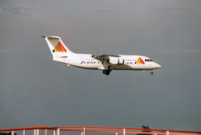 Jersey European (G-JEAX) BAe 146 @ Birmingham