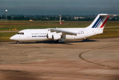 Jersey European (G-JEBB) BAe 146 @ Birmingham