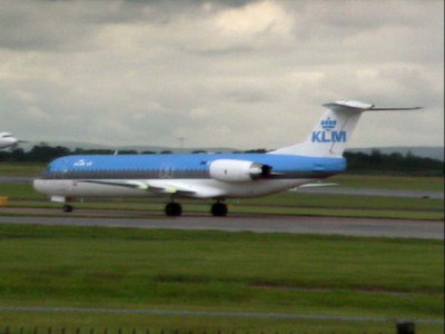 KLM (G-UKFK) Fokker 100 @ Manchester