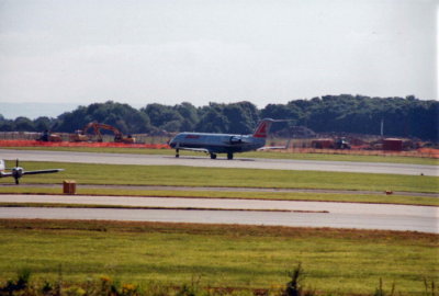 Lauda Air (OE-LRB) Canadair CL100 Challenger @ Manchester