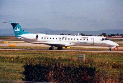Luxair (LX-LGU) Embraer 145 @ Manchester