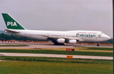Pakistan International Airlines (AP-BFU) Boeing 747 @ Manchester